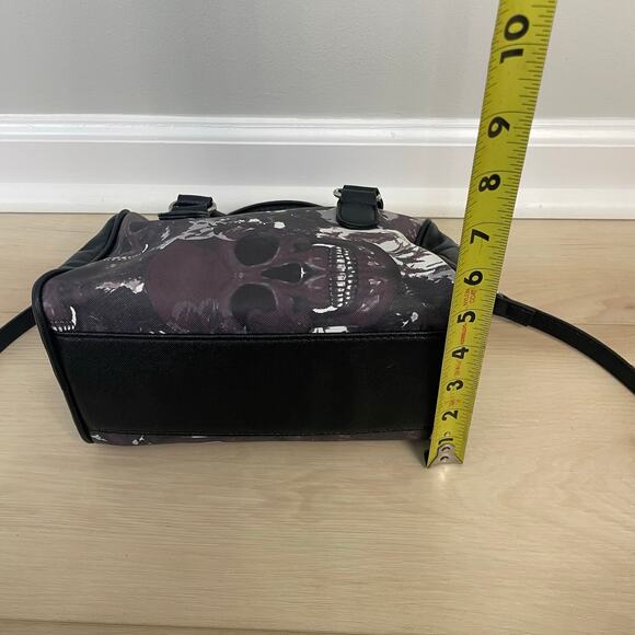 Gothic Purse Top-handle Handbag Punk Satchel Tote Skull Shoulder Crossbody  Bags - Picture 6 of 9